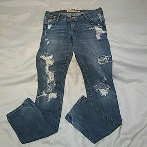 Distressed Hollister Jeans